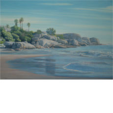 Cape beach, 2008 | oil on canvas, 17.9 x 25.4 in.